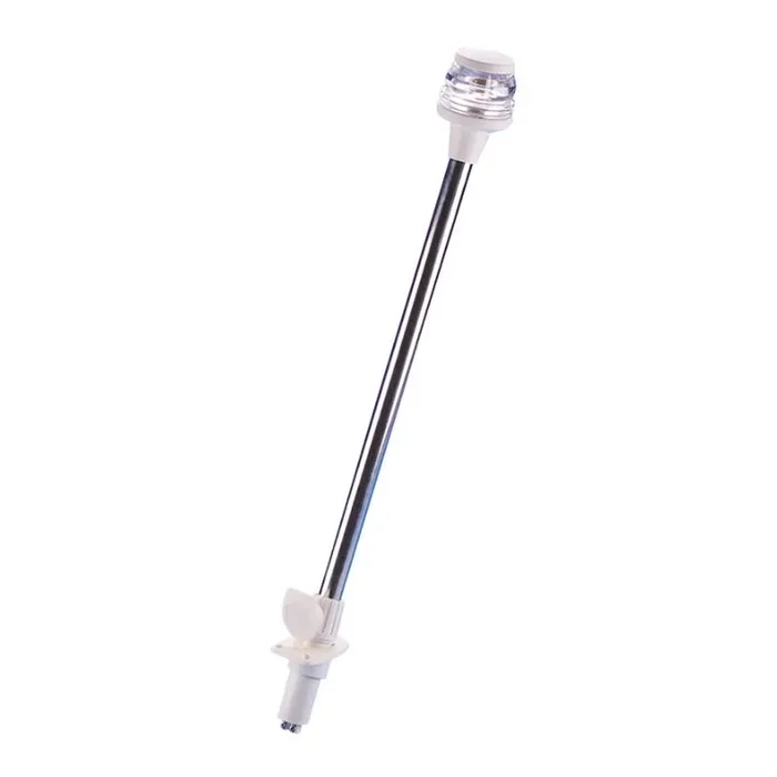 360° Extractable Navigation Light Pole for Boating and Yachts – Stainless Steel with R.I.Na and M.M.M Approval for Vessels up to 20m