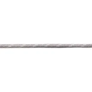 “MILLENNIUM” TRECCIA Ø MM. 8 UP ARGENTO