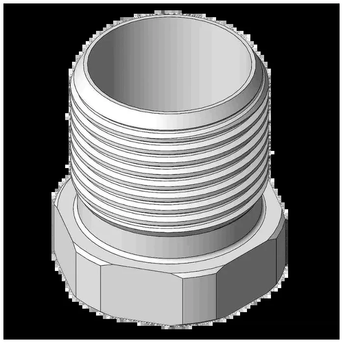 AC Antennas N295F – 1″ Male Bolt for 1″-14 TPI Ferrule Antennas