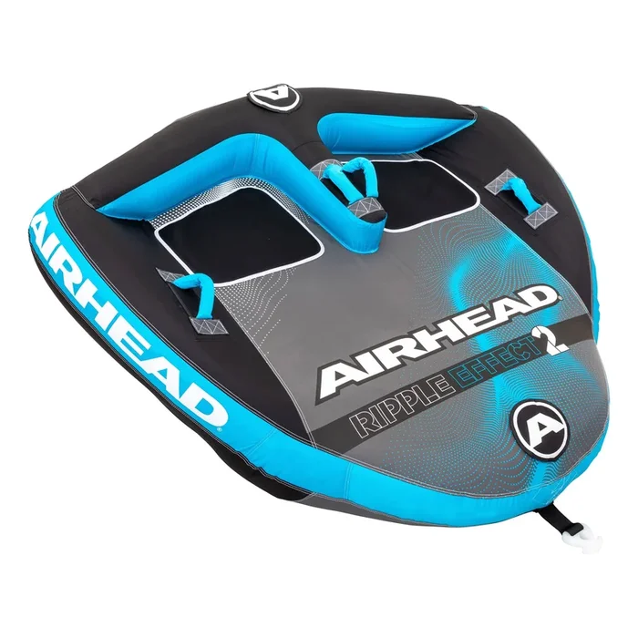 AIRHEAD Ripple Effect 2 | 1-2 Rider Towable Tube for Boating