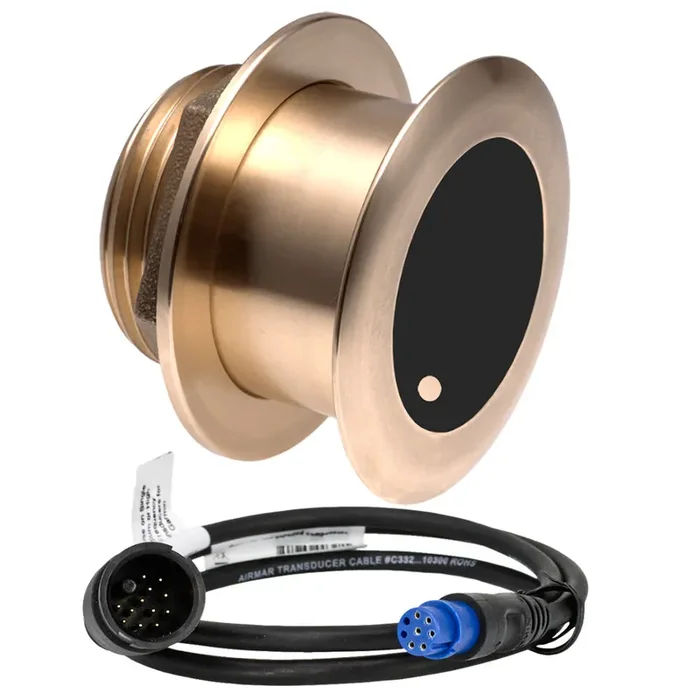 Airmar B175MW Med Ultra Wide 1kW, 20° Chirp Thru-Hull Transducer f/8-Pin Garmin – B175C-20-MW-8G