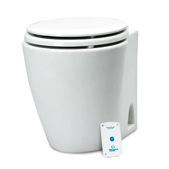 Albin Pump Marine Design Marine Toilet Standard Electric – 12V