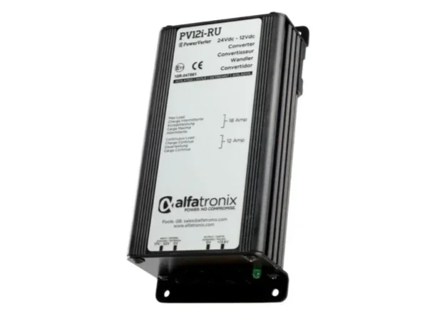 Alfatronix Powerverter IP65 Isolated 24-12VDC Converter – 144W (12A)
