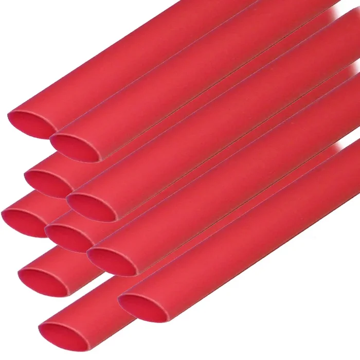 Ancor Heat Shrink Tubing 3/16″ x 12″ – Red – 10 Pieces