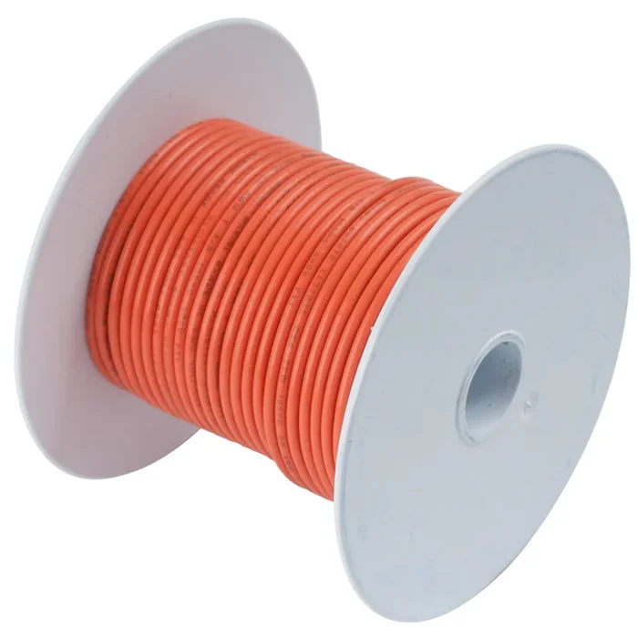 Ancor Orange 10 AWG Tinned Copper Wire – 25′