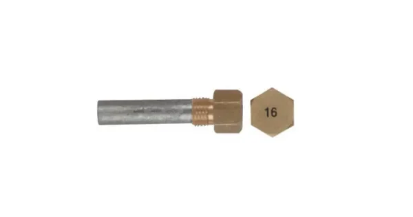 Anode with cap Caterpillar Motors 10x38mm