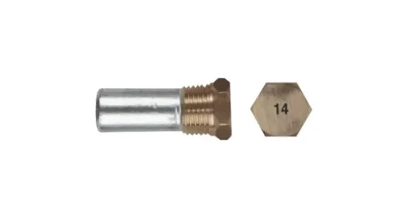 Anode with Head Plug for Lombardini Engines