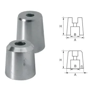ANODO PER ASSI E ELICHE REGGIANI F-RG-6 Ø 45MM
