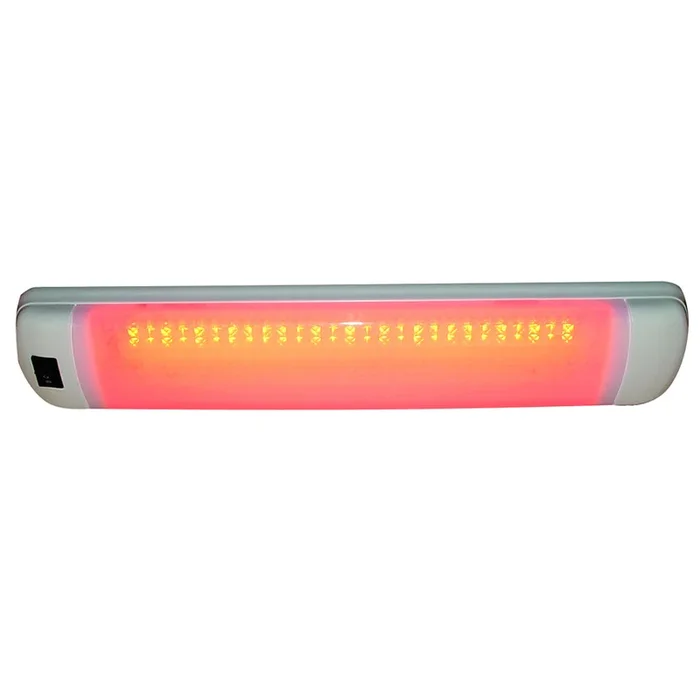 Aqua Signal Maputo Rectangular Multipurpose Interior Light w/Rocker Switch – Red/White LED