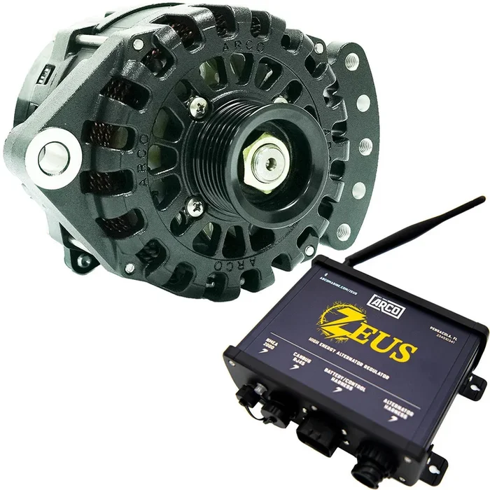 ARCO Zeus A225S 1″-2″ Single Foot Alternator w/Isolated Ground, Terminal Block Zeus High-Energy Alternator Regulator [4015-AZ1000]