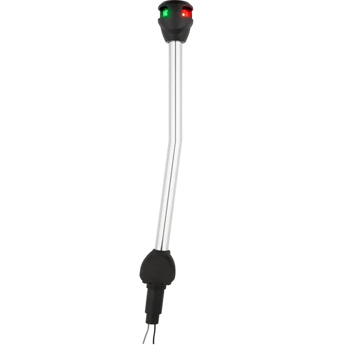 Attwood LightArmor Bi-Color Navigation Pole Light – Angled – 14″ [NV6LC1-14A7]