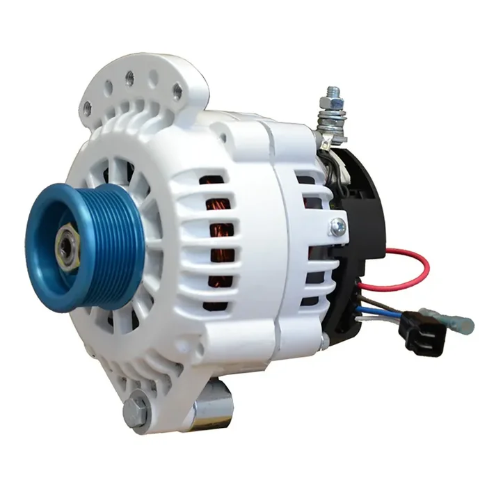 Balmar Alternator 100 AMP 12V 1-2in Single Foot Spindle Mount J10 Pulley with Isolated Ground