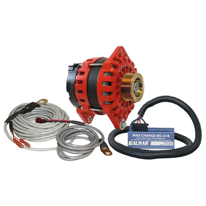 Balmar Alternator 170 AMP 12V 4″ Dual Foot Saddle K6 Pulley [XT-DF4-170-K6]