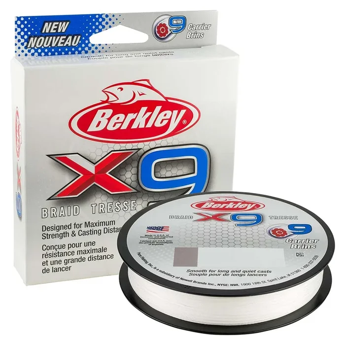 Berkley x9 Braid Crystal – 65lb – 328 yds – X9B33065-CY [1486902]