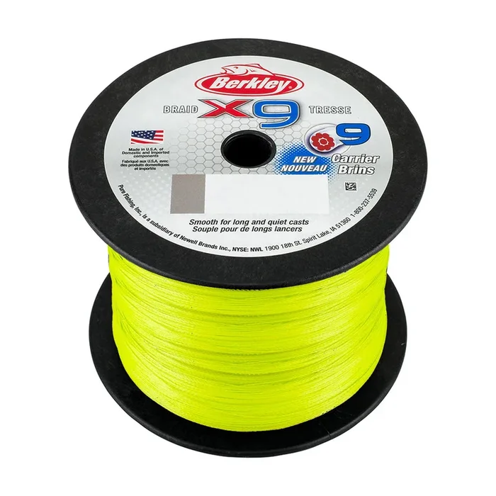 Berkley x9 Flame Green Braid – 100lb – 2188 yds – X9BBK100-GG [1486880]