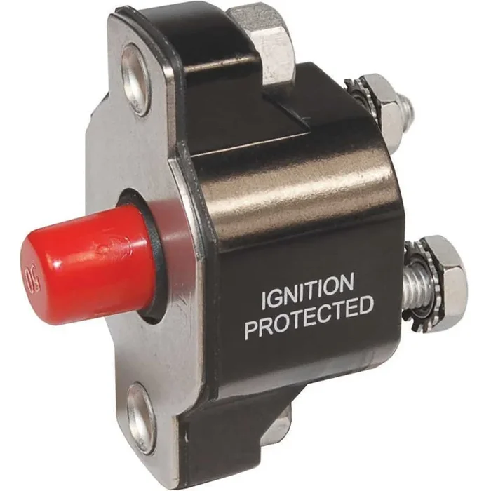 Blue Sea 2138 Medium Duty Push Button Reset-Only – 15A [2138]