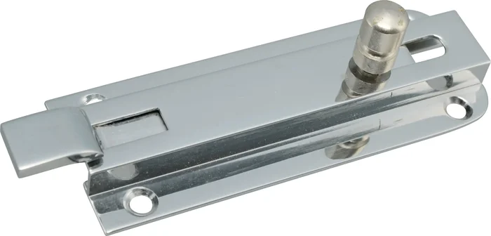 Cabin bolt cranked chromed brass