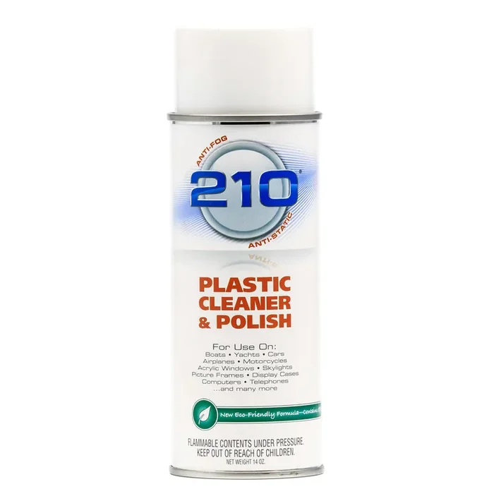 Camco 210 Plastic Cleaner Polish 14oz Spray – 40934