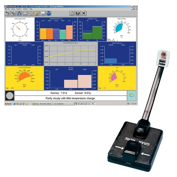 Davis WeatherLink Windows – Serial Port f/Vantage Vue & Pro2 Series [6510SER]