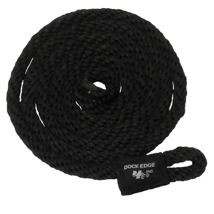 Dock Edge Fender Line – 3/8″ x 5′ – Black – 2-Pack [91-566-F]