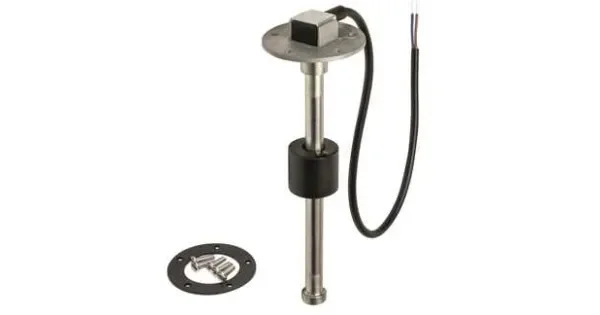 ECMS Stainless Steel water and fuel level senders 12-24v / 0-190ohm – 450mm