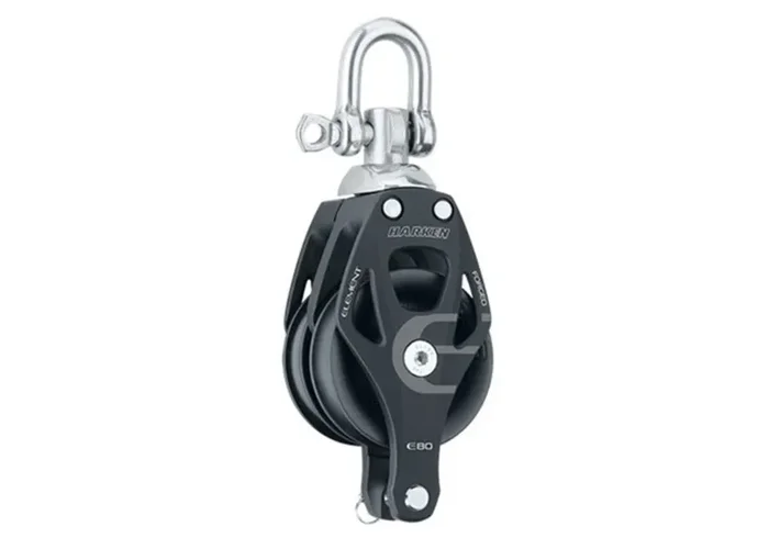 Element Double Block with Swivel and Becket / 80 mm / 16 mm / plain bearing