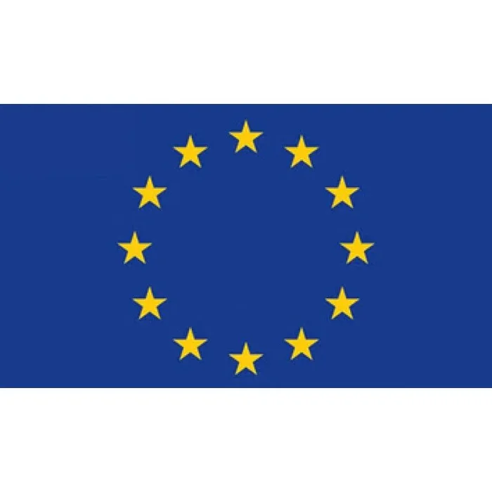 European Flag 30 x 45 cm – Osculati, Durable Polyester with Indelible Colors