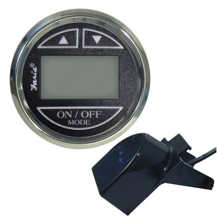 Faria Platinum 2″ Depth Sounder – Transom Mount Transducer with SN2011 Transducer – 22025