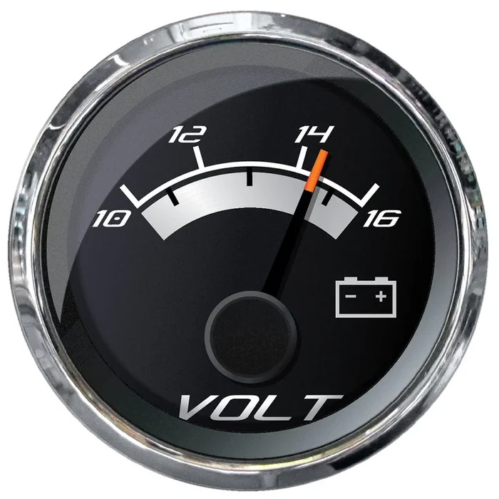Faria Platinum 2″ Voltmeter (10-16 VDC)