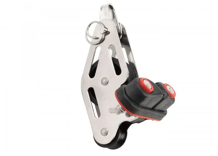 Fiddle Block with Ring and Cleat / 8 mm / plain bearing