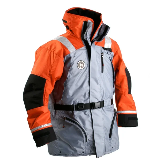 First Watch AC-1100 Flotation Coat – Orange/Grey – XX-Large
