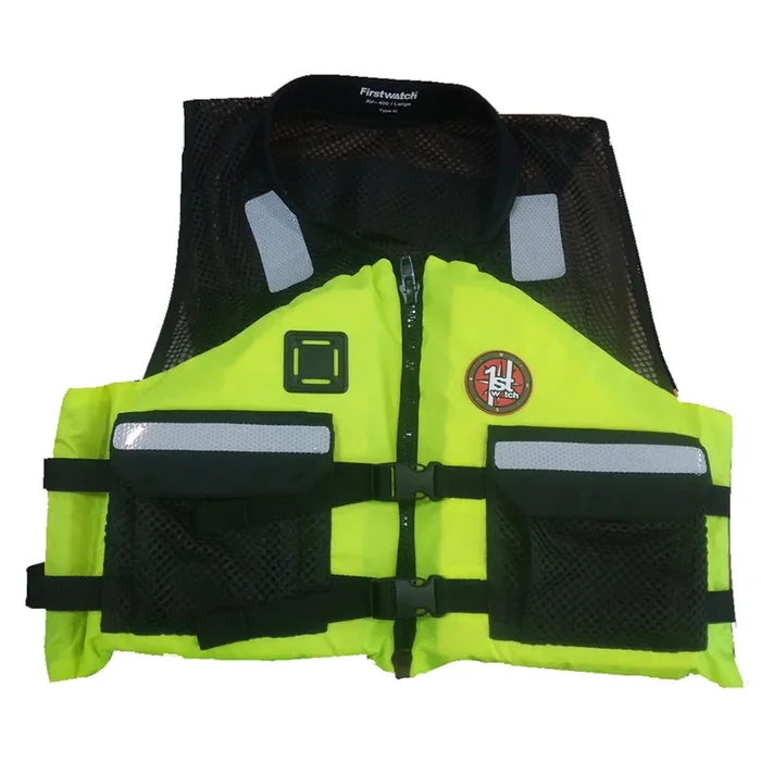 First Watch AV-5001 Crew Vest – Hi-Vis Yellow – XXL to 3XL