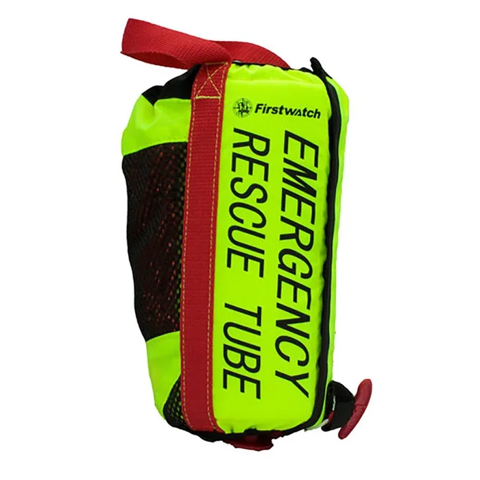 First Watch Inflatable Rescue Tube w/75′ Throw Bag