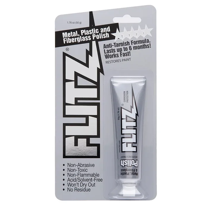 Flitz Polish – Paste – 1.76oz Tube – 6-Pack