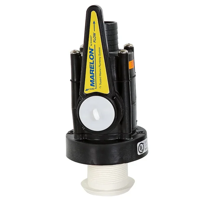 Forespar Marelon Full-Flow Seacock & 1″ Mushroom Through-Hull