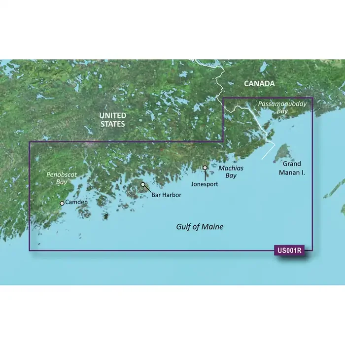 Garmin BlueChart g3 Vision HD – VUS001R – North Maine – microSD /SD 010-C0702-00