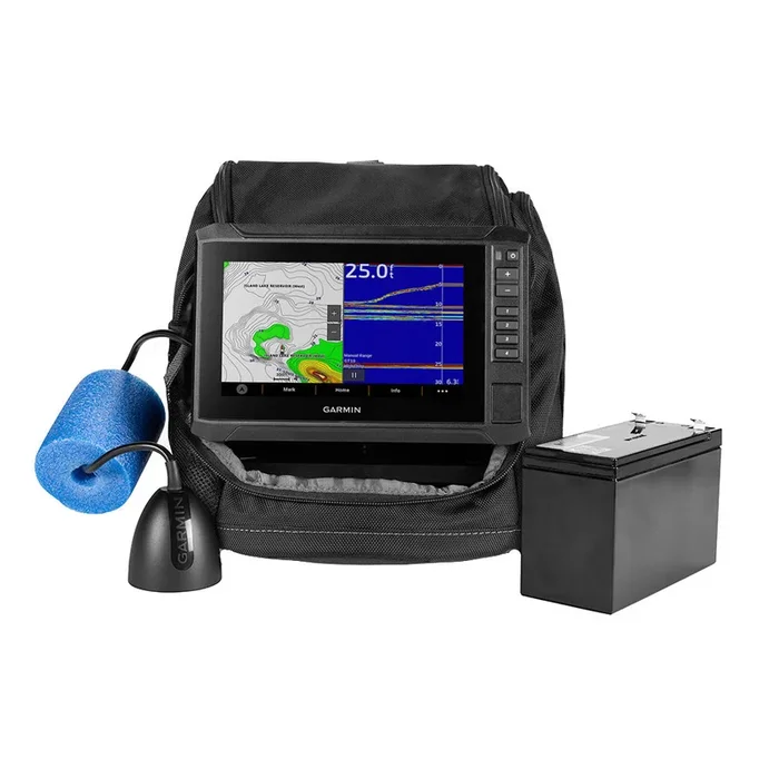 Garmin ECHOMAP™ UHD2 7″ sv Ice Fishing Bundle w/ECHOMAP™ UHD2 73sv & GT10HN-IF Transducer