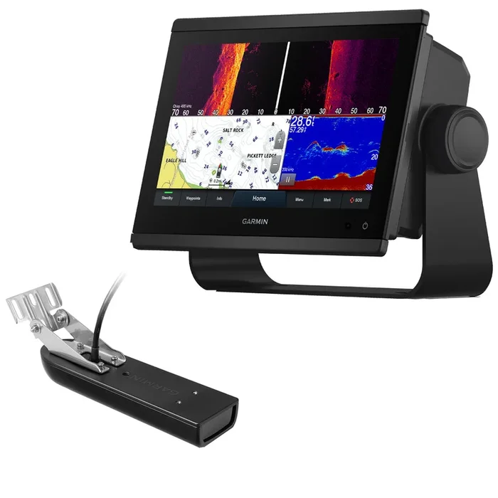 Garmin GPSMAP 943xsv Combo GPS/Fishfinder – Preloaded US+Canada+Bahamas BlueChart g3 – LakeVu g3 w/GT23M-TM