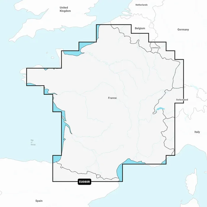 Garmin Navionics+ NSEU080R – France, Lakes & Rivers – Marine Chart – 010-C1256-20