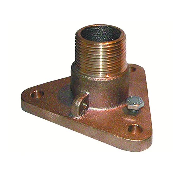 GROCO 1-1/2″ Bronze NPS to NPT Flange Adapter – IBVF-1500