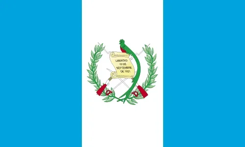 Guatemala Courtesy Flag