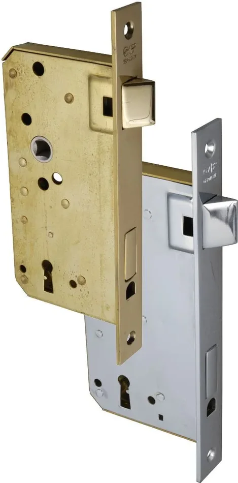 Heavy mortise lock straight facing plate
