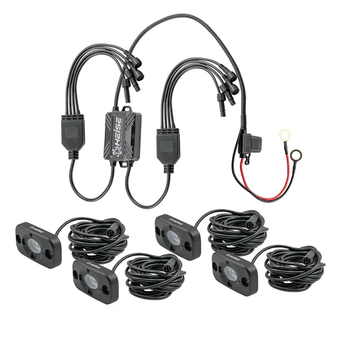 HEISE RGB Accent Lighting Kit – 4 Pack
