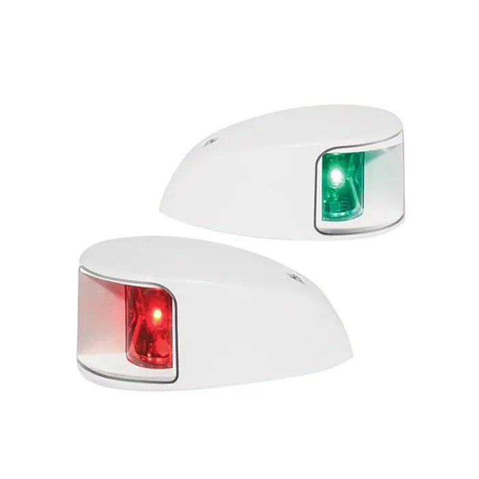 Hella Marine NaviLED Deck Mount Port & Starboard Pair – 2nm – Clear Lens/White Housing [980620911]