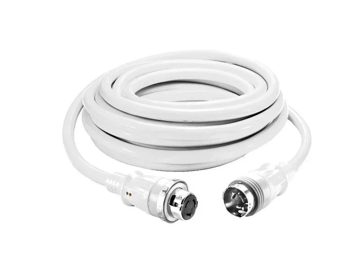 Hubbell HBL61CM52WLED 50A 250V 50′ Cordset White