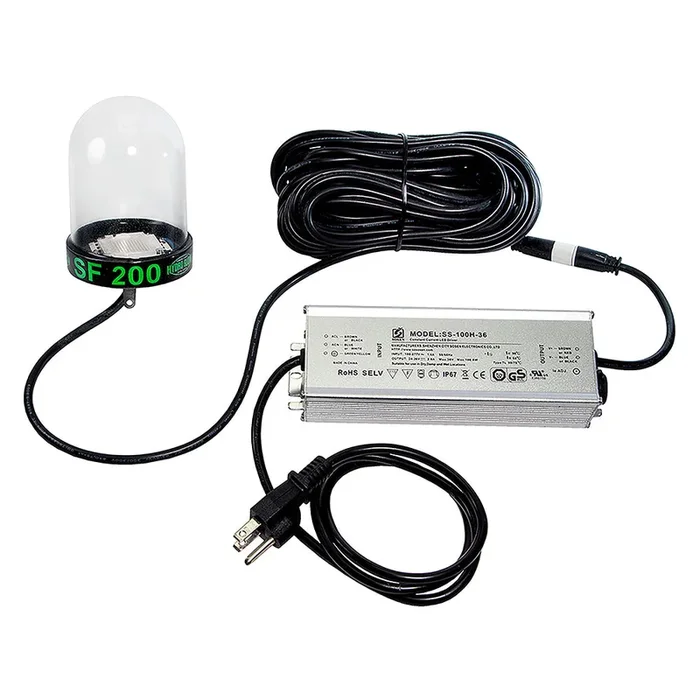 Hydro Glow LED Underwater Dock Light – 200W – 50′ Cord – Blue