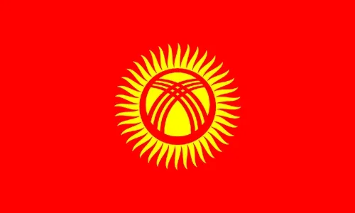 Kirghizia Courtesy Flag