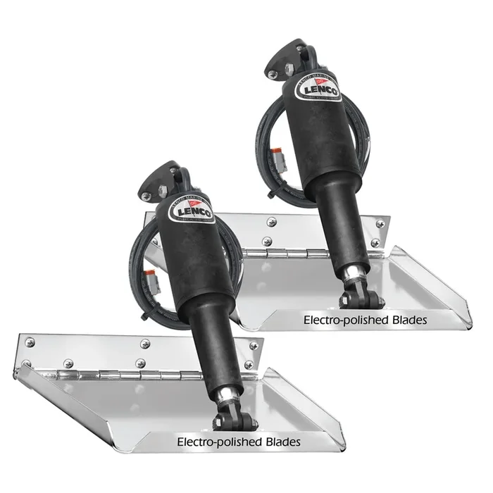 Lenco 16″ x 12″ Standard Performance Trim Tab Kit w/o Switch Kit 12V