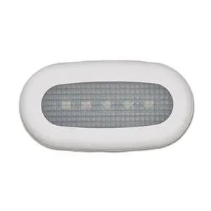 LUCE DI CORTESIA 12V DA APPOGGIO LED 72X37MM 5LED 0.4W BIANCO