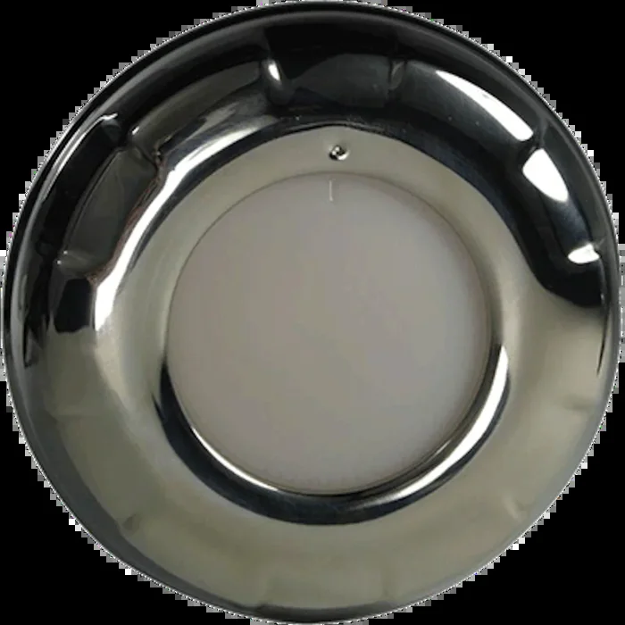 Lumitec Aurora – LED Dome Light – Polished SS Finish – 2-Color White/Red Dimming